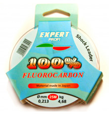 ЛЕСКА ФЛЮОРОКАРБОНОВАЯ SHOCK LEADER EXPERT PROFI 25 M 0,125 мм