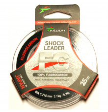 Леска флюорокарбоновая Intech FC Shock Leader 25м  0,141 ММ